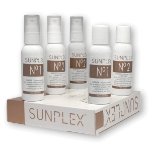 Sunplex kuracja regenerująca włosy zestaw na 10 zabiegów 250ml