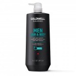 GOLDWELL MEN HAIR&BODY szampon do włosów i ciała 1000ml