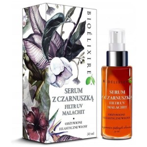 Bioelixire serum z Czarnuszką + filtr UV olejek do włosów 50ml
