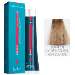 Lecher Geneza farba do włosów 8CN (8.01) - naturalny jasny blond popielaty 100ml