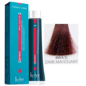 Lecher Geneza farba do włosów 4M (4.5) - ciemny mahoń 100ml