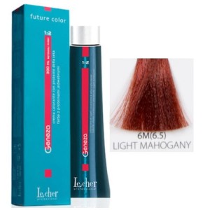 Lecher Geneza farba do włosów 6M (6.5) - jasny mahoń 100ml