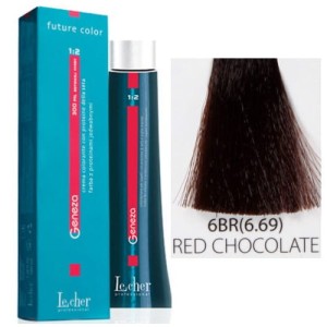 Lecher Geneza farba do włosów 6BR (6.69) - czerwona czekolada 100ml