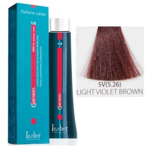Lecher Geneza farba do włosów 5V (5.26) - jasny kasztan fioletowy 100ml