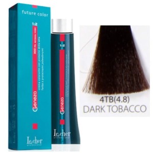 Lecher Geneza farba do włosów 4TB (4.8) - ciemny tabak 100ml