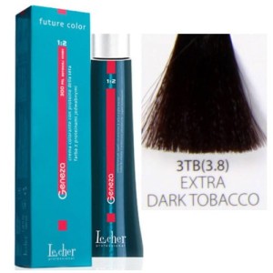Lecher Geneza farba do włosów 3TB (3.8) - bardzo ciemny tabak 100ml