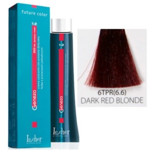 Lecher Geneza farba do włosów 6TPR (6.6) - ciemny blond czerwony 100ml