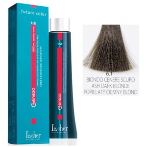 Lecher Geneza farba do włosów 6.1 - popielaty ciemny blond 100ml