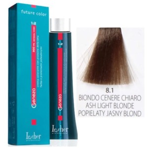 Lecher Geneza farba do włosów 8.1 - popielaty jasny blond 100ml