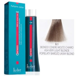 Lecher Geneza farba do włosów 9.1 - popielaty bardzo jasny blond 100ml