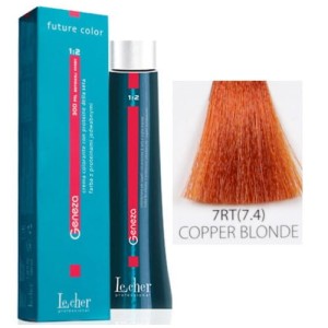 Lecher Geneza farba do włosów 7RT (7.4) - blond miedziany 100ml