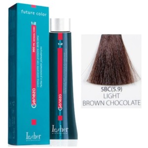 Lecher Geneza farba do włosów 5BC (5.9) - jasny czekoladowy brąz 100ml