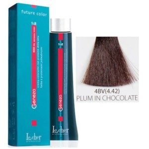 Lecher Geneza farba do włosów 4BV (4.42) - śliwka w czekoladzie 100ml