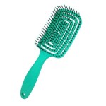 Labirynt duża szczotka do rozczesywania włosów i masażu szeroka zielona