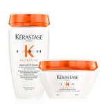 Kerastase Nutritive wzbogacony zestaw odżywczy do włosów bardzo suchych i grubych: szampon 250ml + maska 200ml
