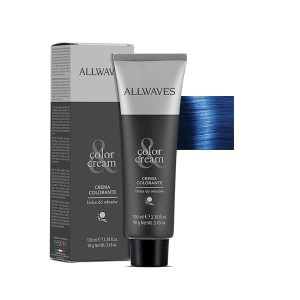 Allwaves Color Cream farba do włosów F555 Super Błękitny 100ml