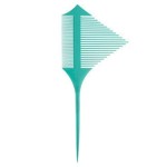 Grzebień Fryzjerski Trójkąt do pasemek, sombre, baleyagu Zielony