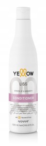 Alfaparf Yellow Liss odżywka z keratyną do włosów prostowanych 500ml