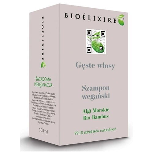 Bioelixire Gęste włosy szampon wegański 300ml .jpg