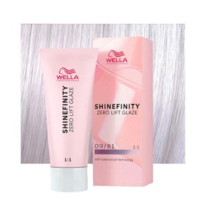 Wella Shinefinity Zero Lift Glaze 09/81 Platinum Opal krem koloryzujący półtrwały 60ml