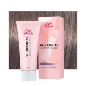 Wella Shinefinity Zero Lift Glaze 6/71 Frosted Chestnut krem koloryzujący półtrwały 60ml