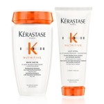 Kerastase Nutritive zestaw odżywczy do włosów cienkich i normalnych: szampon 250ml + odżywka 200ml