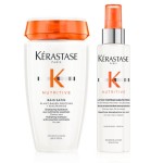 Kerastase Nutritive zestaw odżywczy do włosów cienkich i normalnych: szampon 250ml + mgiełka termiczna 150ml