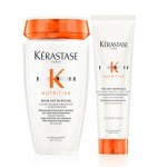 Kerastase Nutritive wzbogacony zestaw odżywczy do włosów grubych: szampon 250ml + nektar termiczny 150ml
