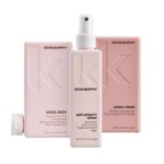 Kevin Murphy Angel zestaw do włosów cienkich: szampon Angel.Wash 250ml + odżywka Angel.Rinse 250ml + Anti.Gravity spray 150ml