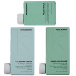Kevin Murphy Killer.Curls zestaw do włosów kręconych: Killer.Curls.Wash szampon 250ml + Killer.Curls.Rinse odżywka 250ml + Killer.Twirls krem 150ml