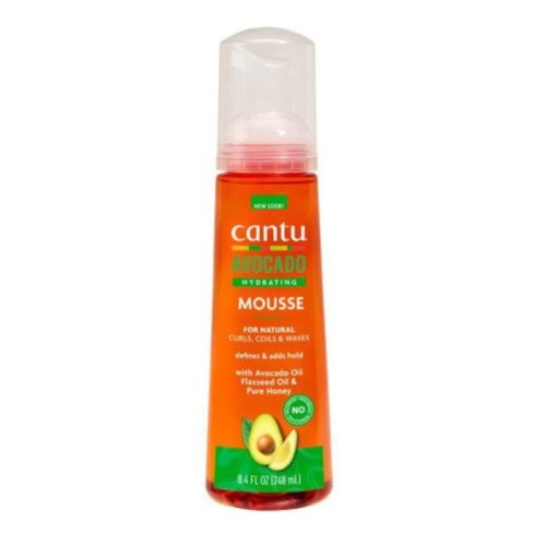 Cantu Avocado Hydrating Mousse nawilżająca pianka do włosów kręconych z awokado 248ml.jpg