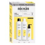 Nioxin System 1 zestaw oczyszczający do włosów naturalnych lekko przerzedzonych 150+150+50ml