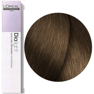 Loreal Dia Light 7.18 Blond popielaty mokka Profesjonalna koloryzacja ton w ton 50 ml