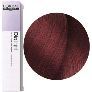 Loreal Dia Light 6.66 Ciemny blond czerwony intensywny Profesjonalna koloryzacja ton w ton 50 ml