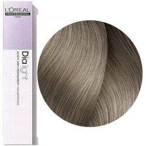 Loreal Dia Light 9.11 Bardzo jasny blond popielaty głęboki Profesjonalna koloryzacja ton w ton 50 ml