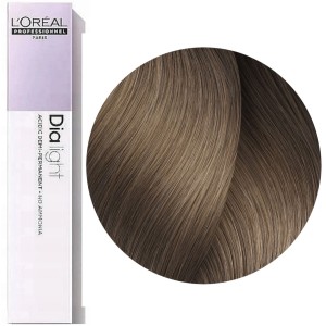 Loreal Dia Light 8.28 Jasny blond opalizujący mokka Profesjonalna koloryzacja ton w ton 50 ml