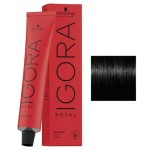 Schwarzkopf Igora Royal 1-0 Czarny Profesjonalna farba do włosów 60ml