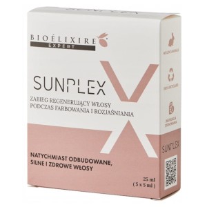 Sunplex kuracja regenerująca zabieg regenerujący włosy zestaw 5 x 5ml