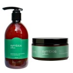 Lecher Professional Symbios Peel&Hydro Zestaw do włosów Szampon 500ml + Maska 300ml