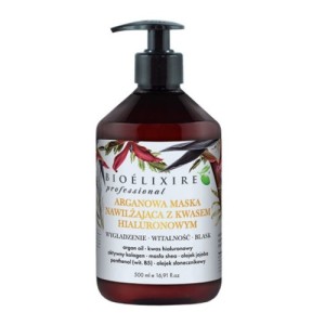 Bioelixire Arganowa maska nawilżająca z kwasem hialuronowym 500ml