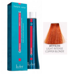Lecher Geneza farba do włosów 8RTP (8.44) - Jasny blond miedziany intensywny 100ml