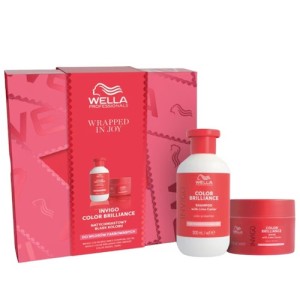 Wella Invigo Color Brilliance zestaw prezentowy do włosów farbowanych szampon 300ml + maska 150ml
