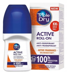 Triple Dry Antyperspirant w kulce  Active Roll-On 50 ml Uniseks 100h ochrony