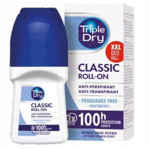 Triple Dry Roll-ON Classic 50ml Antyperspirant W Kulce Przeciw Poceniu Się