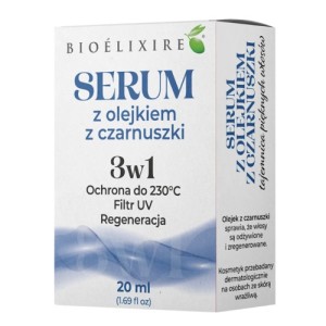 Bioelixire Serum do włosów z olejkiem z czarnuszki i ceramidami 20ml