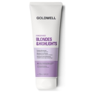 Goldwell Dualsenses Blondes & Highlights fioletowy szampon do włosów 250ml