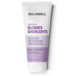 Goldwell Dualsenses Blondes & Highlights tonująca fioletowa odżywka do włosów 200ml