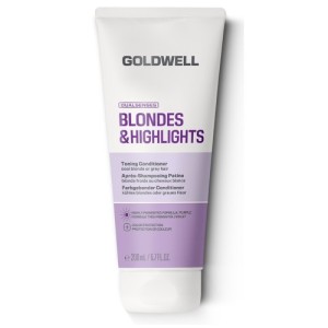 Goldwell Dualsenses Blondes & Highlights tonująca fioletowa odżywka do włosów 200ml