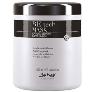 Be Hair BE TECH maska wygładzająca z keratyną Cavior Keratin&Collagen 1000ml