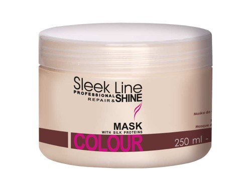 Maska STAPIZ SLEEK LINE COLOR FARBOWANE 250ml.jpg